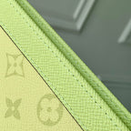 LOUIS VUITTON POCHETTE VOYAGE 26 IN LEMON YELLOW MONOGRAM ECLIPSE CALFSKIN