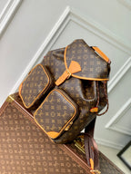 LOUIS VUITTON MONTSOURIS CARGO BACKPACK 40 IN BROWN MONOGRAM LAMBSKIN