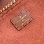LOUIS VUITTON ONTHEGO ORGANIZER 37 IN BROWN COATED CANVAS AND CALFSKIN