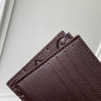 LOUIS VUITTON FÉLICIE POCHETTE 21 IN DARK BROWN MONOGRAM EMBOSSED LOGO CALFSKIN