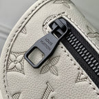 LOUIS VUITTON PULSE WEARABLE WALLET 22.5 IN SAND MONOGRAM SHADOW EMBOSSED CALFSKIN