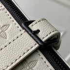 LOUIS VUITTON PULSE WEARABLE WALLET 22.5 IN SAND MONOGRAM SHADOW EMBOSSED CALFSKIN