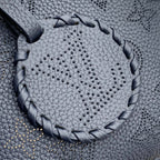 LOUIS VUITTON BLOSSOM PM 20 IN DARK BLUE MONOGRAM PERFORATED CALFSKIN