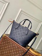 LOUIS VUITTON BLOSSOM PM 20 IN DARK BLUE MONOGRAM PERFORATED CALFSKIN