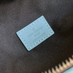 LOUIS VUITTON RUSH BUMBAG 30 IN SKY BLUE MONOGRAM SHADOW CALFSKIN