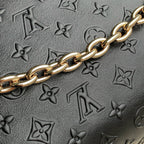 LOUIS VUITTON MONTSOURIS BACKPACK 27 IN BLACK MONOGRAM BOLD COATED CALFSKIN
