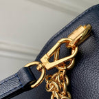 LOUIS VUITTON TWIST SLIM 19 IN NAVY BLUE TAURILLON CALFSKIN GOLD HARDWARE