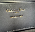 DIOR 25S 30 MONTAIGNE DEA POUCH BLUE OBLIQUE JACQUARD 26 IN CANVAS