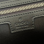 GUCCI 26S CROSSBODY BAG 33 IN BLACK EMBOSSED CALFSKIN