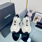 CHANEL TRAINERS SNEAKER IN WHITE CALFSKIN WITH STICKER 238624