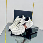CHANEL TRAINERS SNEAKER IN WHITE CALFSKIN WITH STICKER 238629