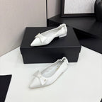 CHANEL BALLET FLATS 25S IN WHITE SATIN WITH BOW