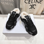 DIOR CHRONO SNEAKER 25S IN BLACK SUEDE AND MESH FABRIC STYLE 6