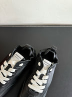 HERMES SKATEBOARD SHOES BLACK CALFSKIN