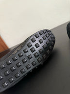 HERMES SKATEBOARD SHOES BLACK SUEDE