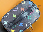 LOUIS VUITTON NICE NANO 14 IN COLORFUL MONOGRAM CANVAS SILVER ZIPPER