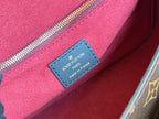 LOUIS VUITTON LV 25S CHAIN BAG 24 IN BROWN MONOGRAM CANVAS GOLD HARDWARE