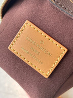 LOUIS VUITTON SIDE TRUNK MINI 18 IN BROWN MONOGRAM CANVAS GOLD HARDWARE