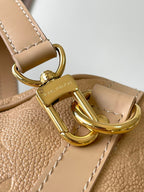 LOUIS VUITTON SPEEDY SOFT 30 IN PALE ORANGE EMBOSSED CALFSKIN