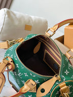 LOUIS VUITTON SPEEDY P9 BANDOULIÈRE 25 IN GREEN MONOGRAM CANVAS GOLD HARDWARE