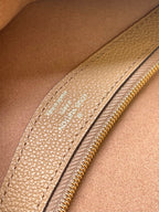 LOUIS VUITTON DIANE 23 IN WARM TAN BROWN EMBOSSED GRAINED CALFSKIN
