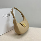 CELINE MEDIUM AVA BAG 23 IN DOMINO SMOOTH CALFSKIN GOLD LOGO