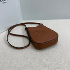 CELINE PHONE POUCH HELOISE 19 IN IRISH COFFEE SUPPLE CALFSKIN