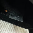 CELINE PHONE POUCH HELOISE 19 IN BLACK SUPPLE CALFSKIN