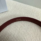 CELINE TEEN GARANCE BAG 18 IN WINE RED PATENT CALFSKIN