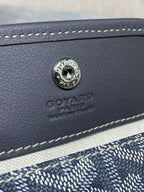 ANJOU MINI BAG 20 IN GREY GOYARDINE CANVAS AND CALFSKIN