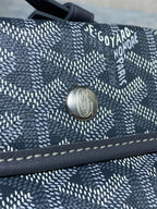 ANJOU MINI BAG 20 IN GREY GOYARDINE CANVAS AND CALFSKIN