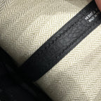 HERMES GARDEN PARTY 23CM IN BLACK CALFSKIN