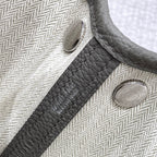 HERMES GARDEN PARTY 23CM IN GREY CALFSKIN