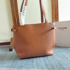 CELINE SMALL CABAS ANAÏS CUIR TRIOMPHE 28 IN BRONZE ORANGE GRAINED CALFSKIN