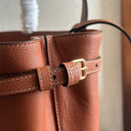 CELINE MINI CABAS ANAÏS CUIR TRIOMPHE 20 IN BRONZE ORANGE GRAINED CALFSKIN