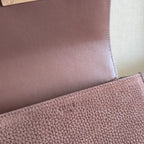 CELINE 25S TEEN TRIOMPHE BAG 18MM IN DARK BROWN GRAINED NUBUCK CALFSKIN