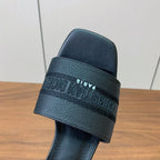 DIOR 25S HIGH-HEEL SANDALS 40 MM IN BLACK CALFSKIN