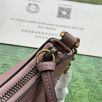GUCCI MARMONT SHOULDER BAG 26 IN NUDE PINK CALFSKIN