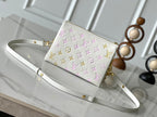 LOUIS VUITTON COUSSIN BB 21 IN WHITE MONOGRAM EMBOSSED LAMBSKIN GOLD HARDWARE