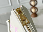 LOUIS VUITTON COUSSIN BB 21 IN WHITE MONOGRAM EMBOSSED LAMBSKIN GOLD HARDWARE
