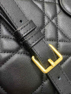 DIOR GROOVE 25 BAG IN BLACK LAMBSKIN