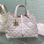 DIOR ALWAYS MEDIUM 28 BAG IN LIGHT PINK MACROCANNAGE CALFSKIN