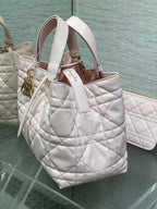 DIOR ALWAYS MEDIUM 28 BAG IN LIGHT PINK MACROCANNAGE CALFSKIN
