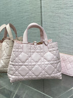 DIOR ALWAYS MEDIUM 28 BAG IN LIGHT PINK MACROCANNAGE CALFSKIN