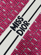 DIOR MISS LARGE TOTE 42 IN MAGENTA PURPLE CANVAS