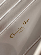 DIOR MISS CARO MINI 17 BAG IN LEMONADE PINK MACROCANNAGE LAMBSKIN