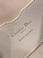 DIOR MISS CARO CIGALE MINI 24 BAG IN POWDER PINK MACROCANNAGE LAMBSKIN