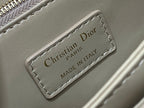 DIOR MINI BAG 24 IN CAMEL BEIGE PATENT CANNAGE CALFSKIN