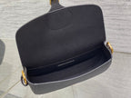 DIOR MINI 21 BOBBY BAG IN BLACK LAMBSKIN