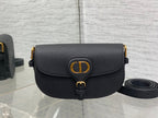 DIOR MINI 21 BOBBY BAG IN BLACK LAMBSKIN